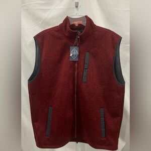 NWT Men's Vest with Black Accents Size XL